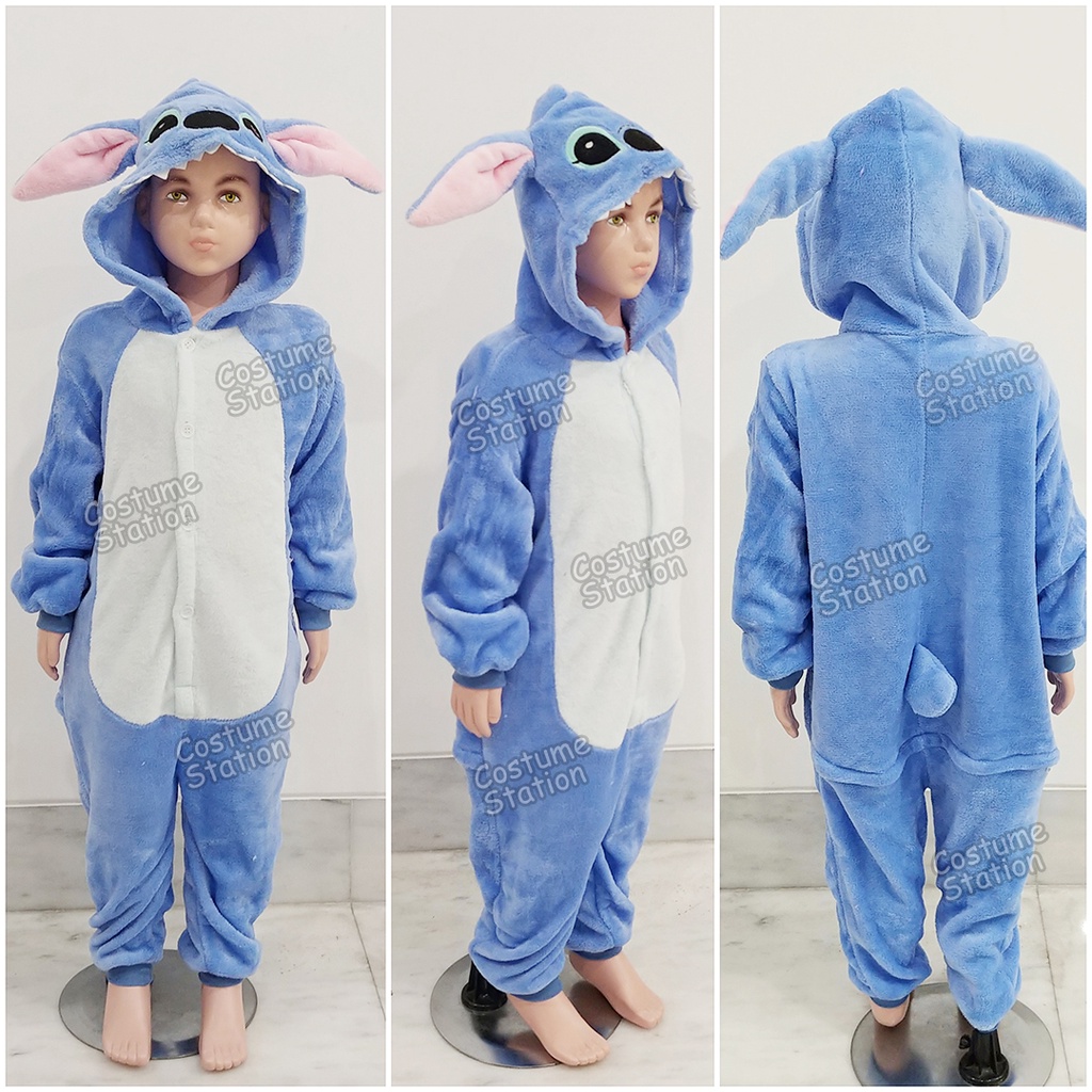 Kostum Onesie Stitch / Costume Alien Lilo &amp; Stitch Disney anak