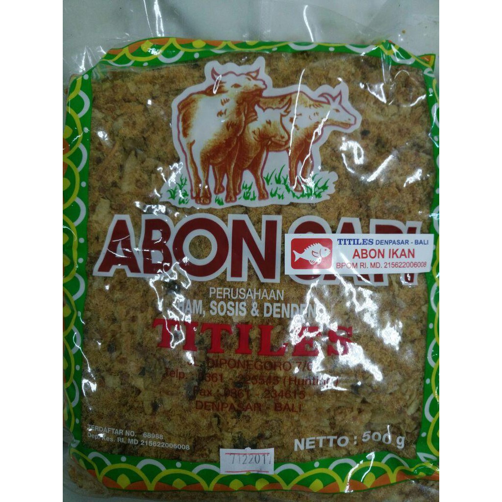 Titiles Abon Ayam / Sapi / Babi / Ikan Oleh-Oleh Khas Bali