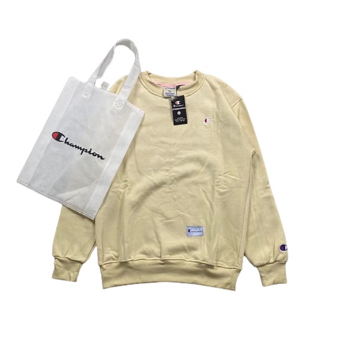 Jaket Sweater Crewneck CHAMP LOGO – Edition Fashion Trendy Casual Pria Good Brand Quality Stylish