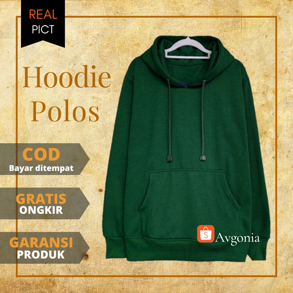 Hoodie Polos Pria Wanita Premium Distro