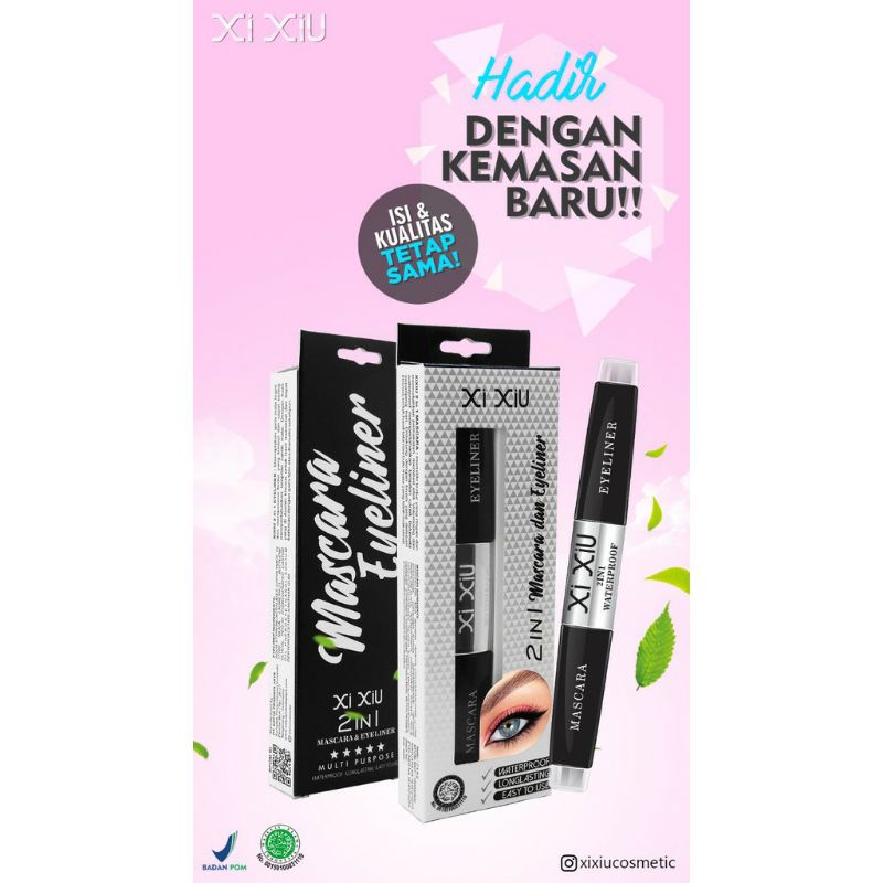 macara dan eyeliner xiuxiu