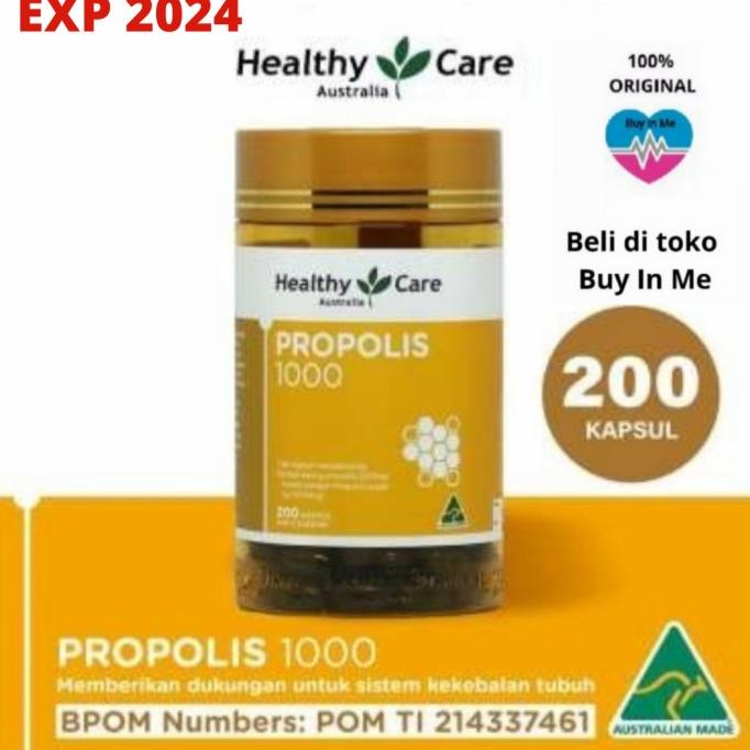 HEALTHY CARE PROPOLIS 1000 MG 200 KAPSUL BPOM