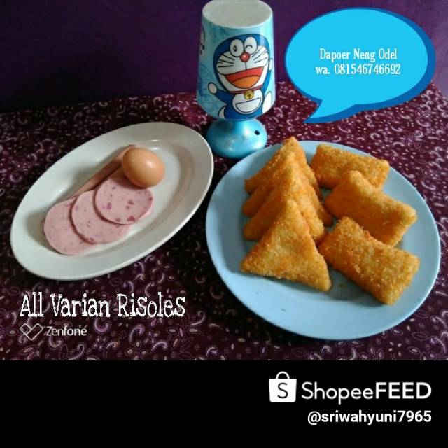 

Risoles smoked beef telur mayonise