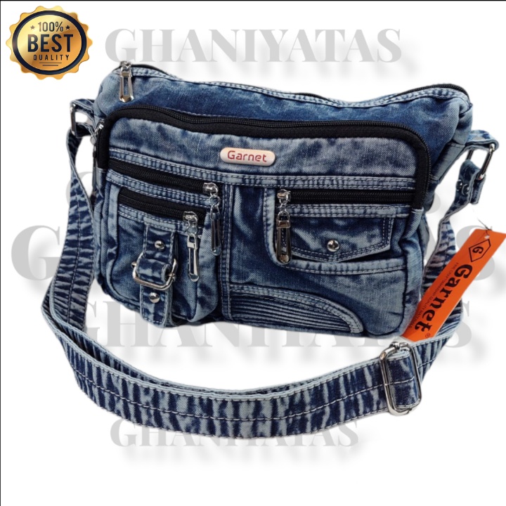 TAS WANITA SELEMPANG LEVIS GRANET ORIGINAL JEANS