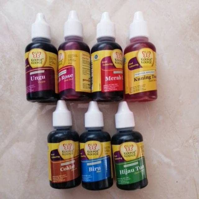 

Pewarna makanan merk Koepoe Koepoe