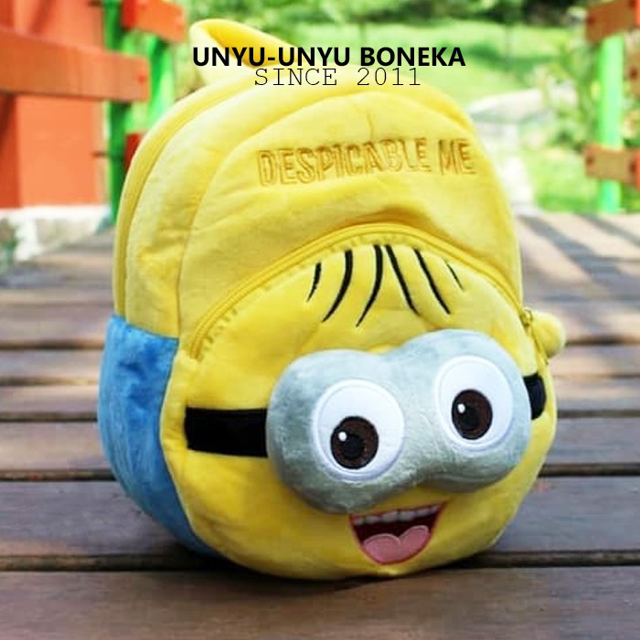 tas ransel anak boneka minion cars thomas mobil kereta doraemon japan cat sekolah baby kids