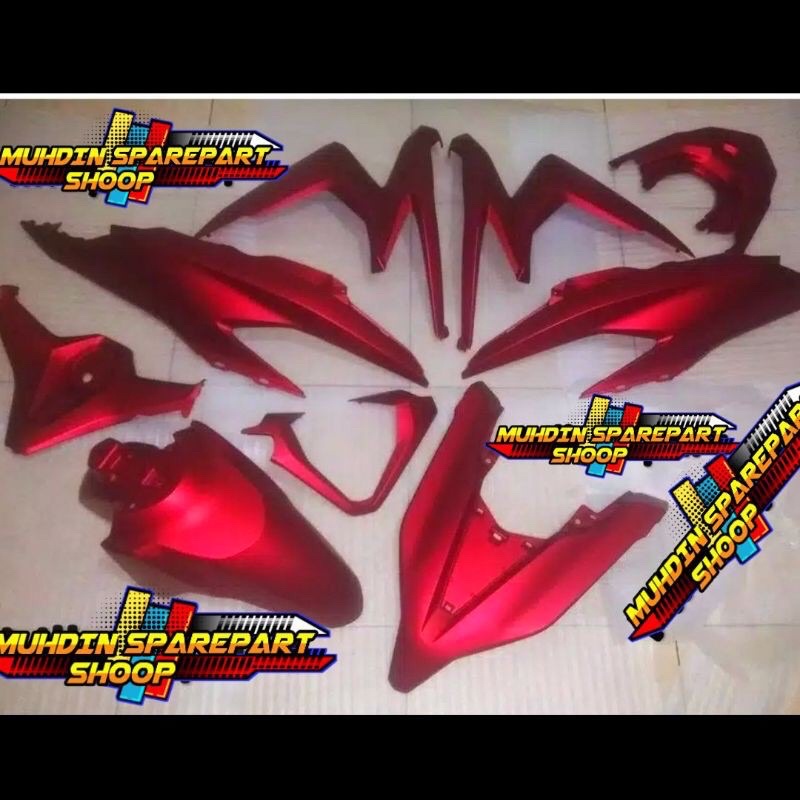 Full set body halus Vario 125 150 New K59j 2019-2020 merah Doff original