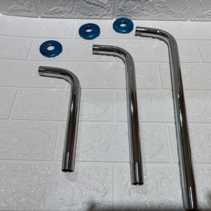 Pipa Shower / arm shower / pipa tiang shower 40 cm kualitas