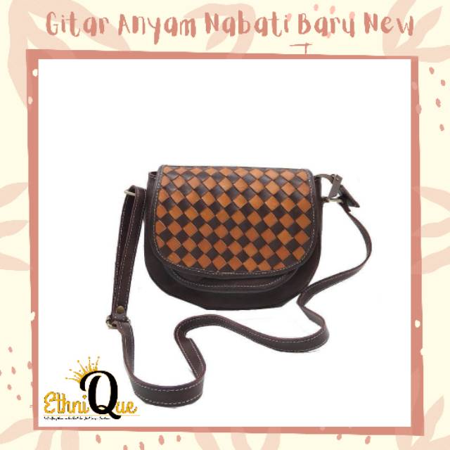 Tas Kulit Gitar Anyam Nabati New 02