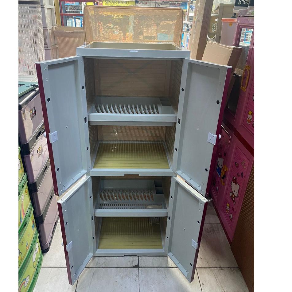 Tidak Diragukan.. Rak Piring Plastik 2 Susun Naiba 4002  Baru