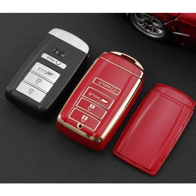 Casing Kunci Mobil Bahan TPU Lembut Untuk Honda Acura RLX MDX CDX TLX-L NSX RDX 4 Tombol Keyless