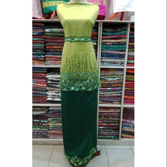 BAHAN/DASAR BAJU BORDIR KERANCANG BUKITTINGGI MOTIF PINGGANG