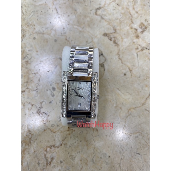 WatchHappy Bonia BN817-2317S BN 817 BN817 Ladies Fashion With Date Stainless Steel ORIGINAL Warranty