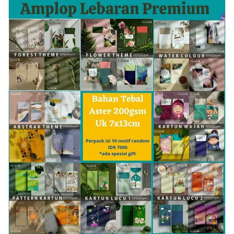 

Amplop Lebaran Premium Tebal per Pack isi 10