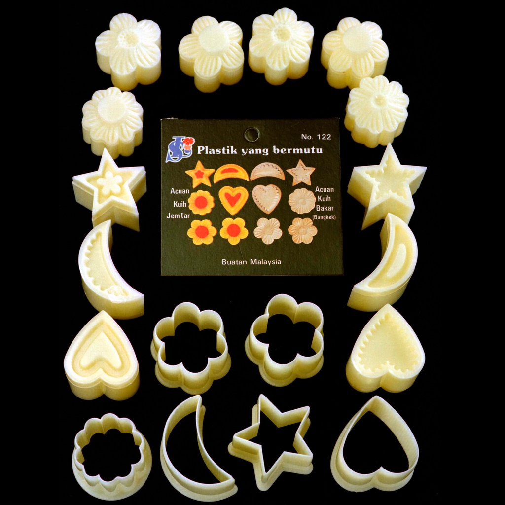 Acuan Sin Lian Kue Bakar Cetakan Biskuit Huruf Abjad Alphabet SinLian Cookies Biscuit Kuih Jem Tar Set 102 110 129 142 150 174 183 184 196 206 209