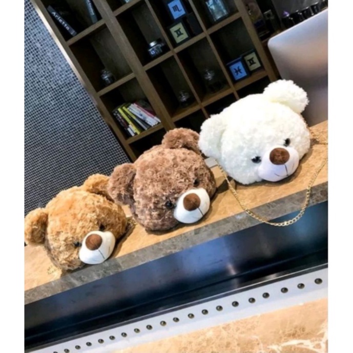 Tas Selempang Wanita Boneka Teddy Bear Tas lucu Selempang bahu