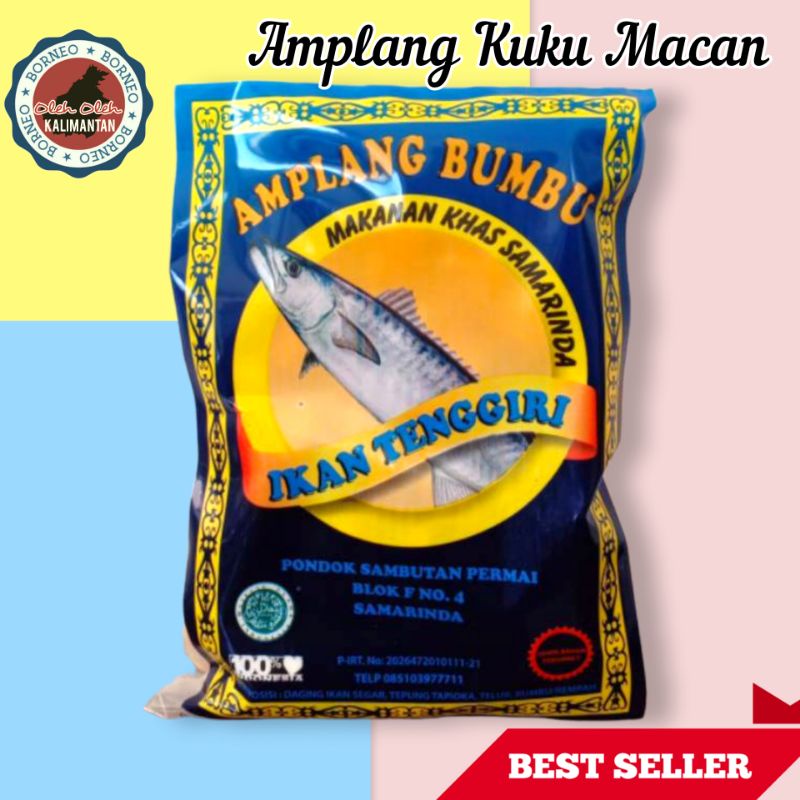 

Amplang Ikan Tenggiri Bumbu, Kuku Macan Samarinda 180 gr