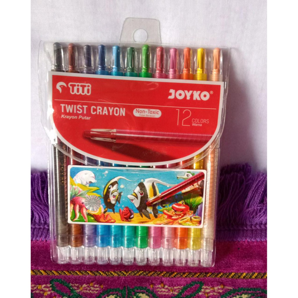 

Krayon Titi Putar 12 Warna