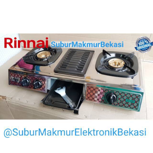 Kompor gas rinnai 3 tungku RI-524A