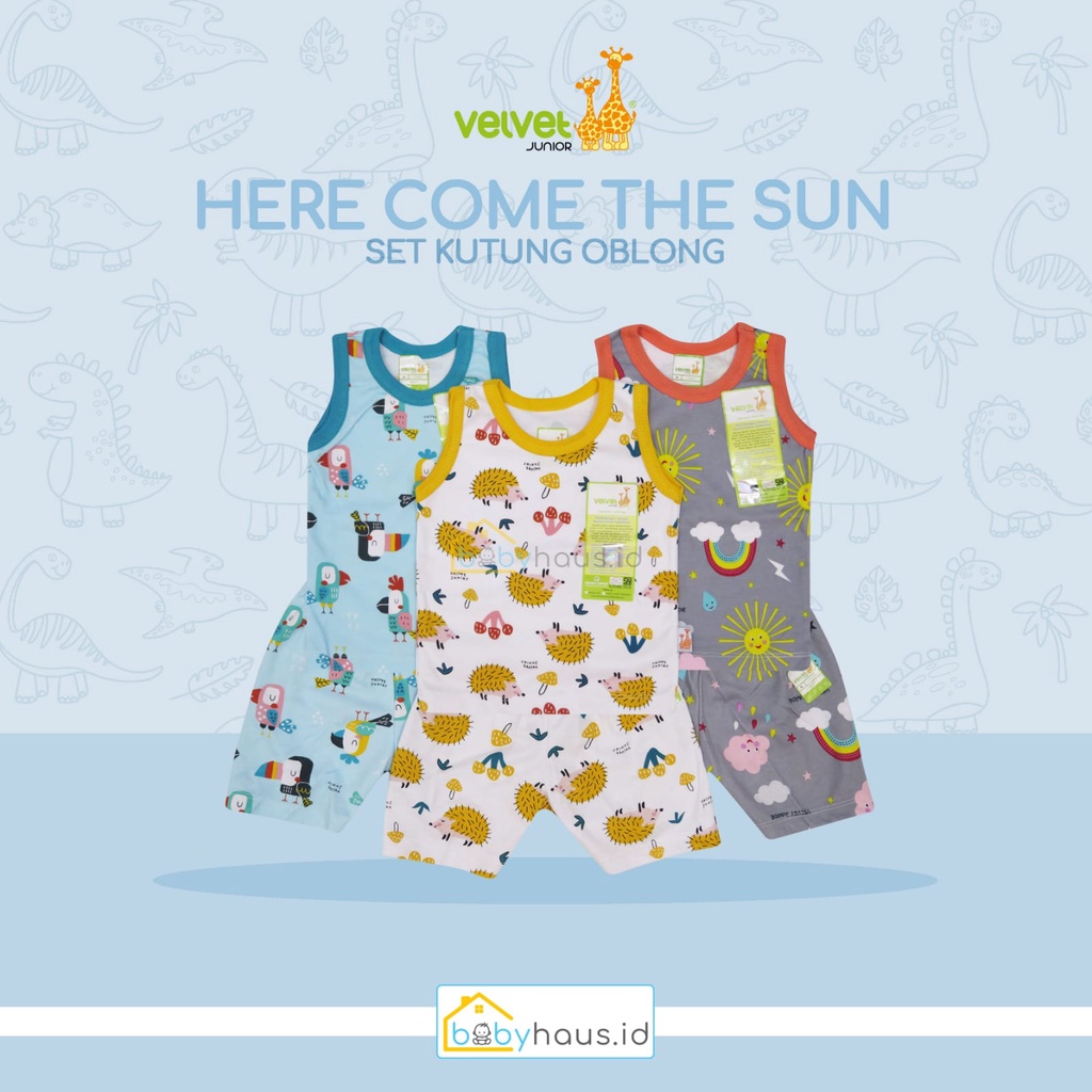 VELVET JUNIOR - HERE COMES THE SUN  SET TANGAN KUTUNG OBLONG