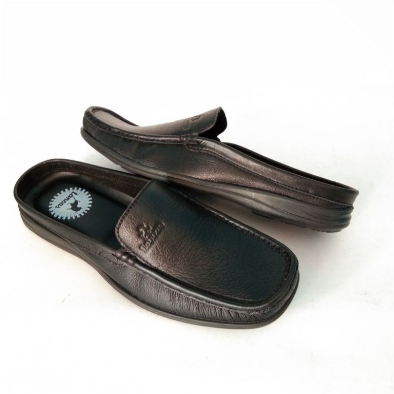 SEPATU SANDAL PRIA LANCAS SLOP COWO KULIT