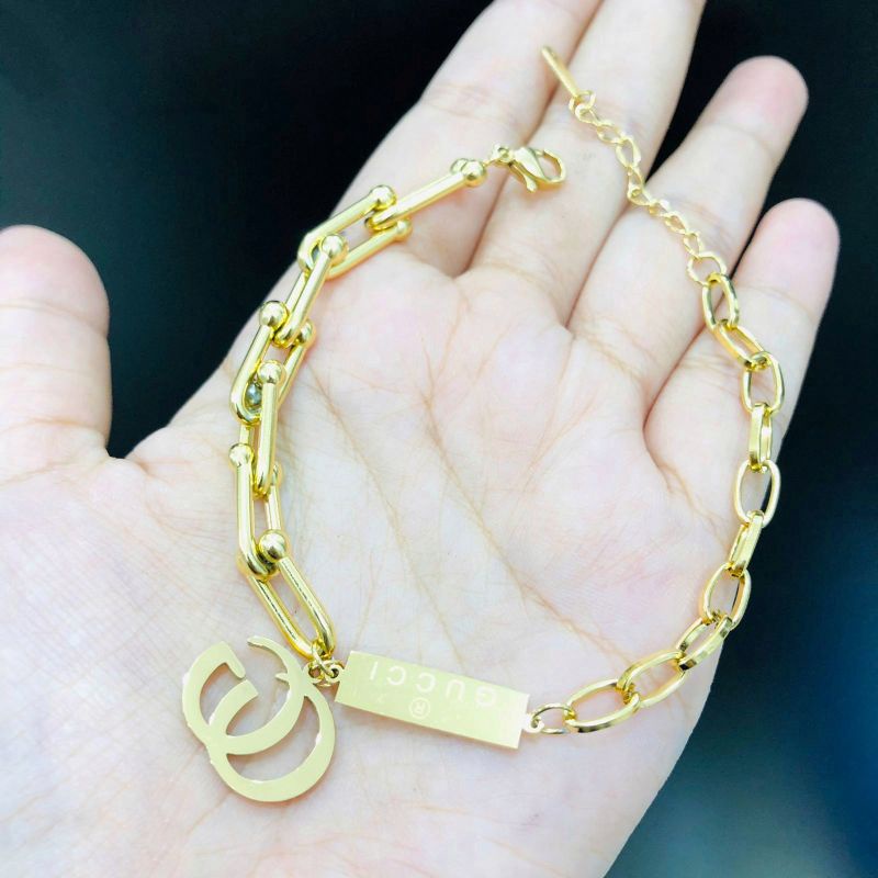 COD Gelang Tangan Wanita Branded Anti Karat Murah