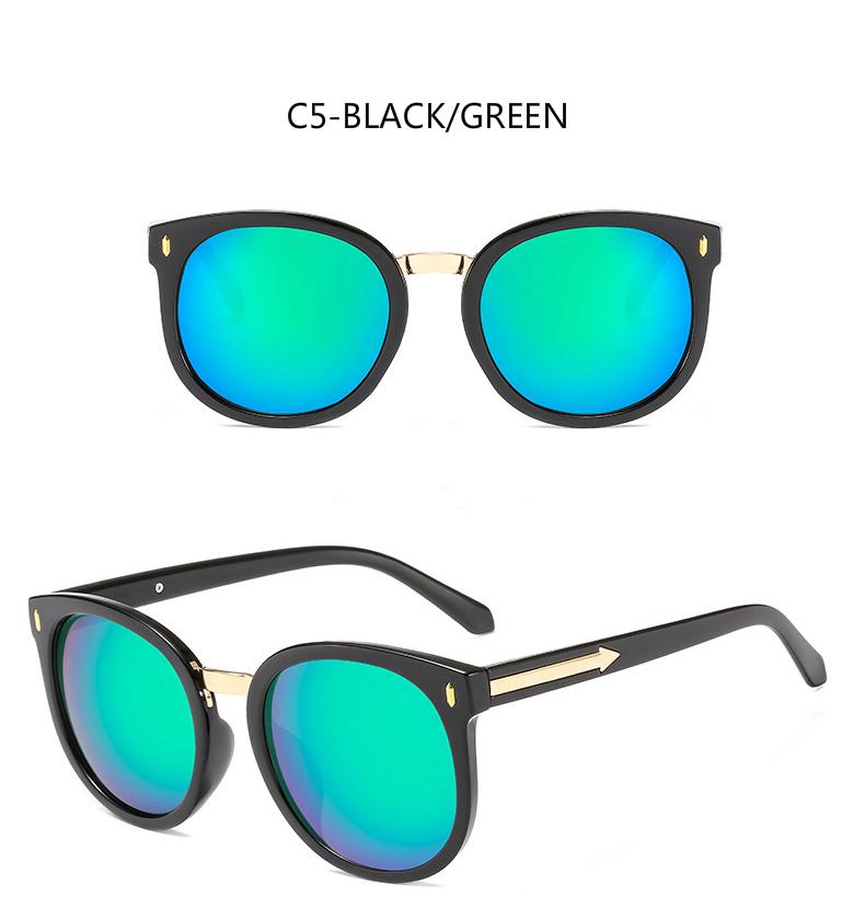 Korean retro fashion anti-UV sunglasses