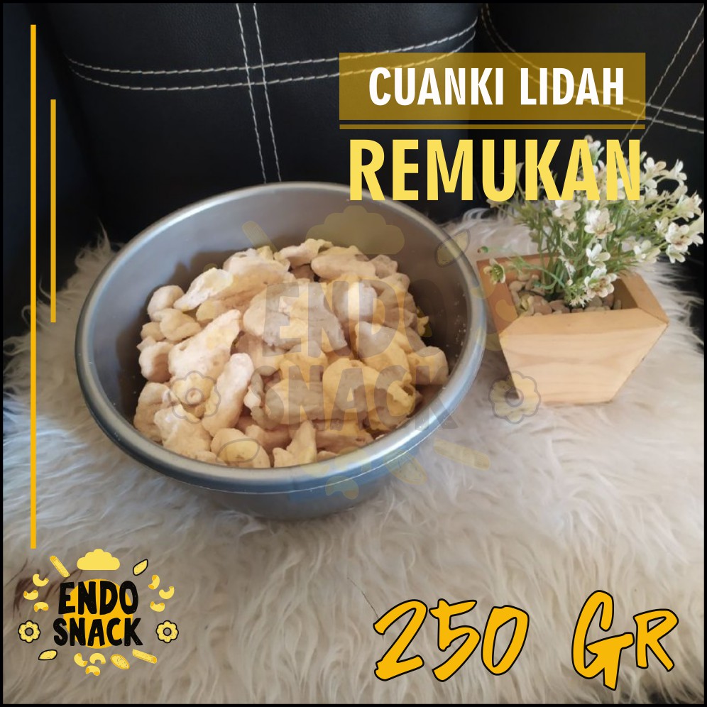 250 Gr Remukan Cuanki Lidah Batagor Lidah Untuk Baso Aci, Cuanki dan Seblak