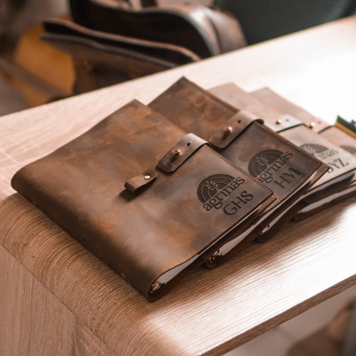

(BISA COD) Buku Agenda Binder A5 Cover Kulit - Paul Model v2 *FREE GRAFIR*