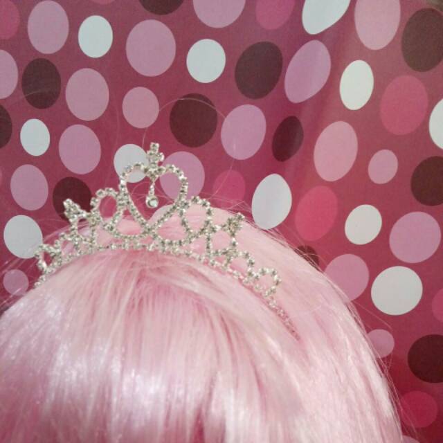 Bando anak tiara warna silver