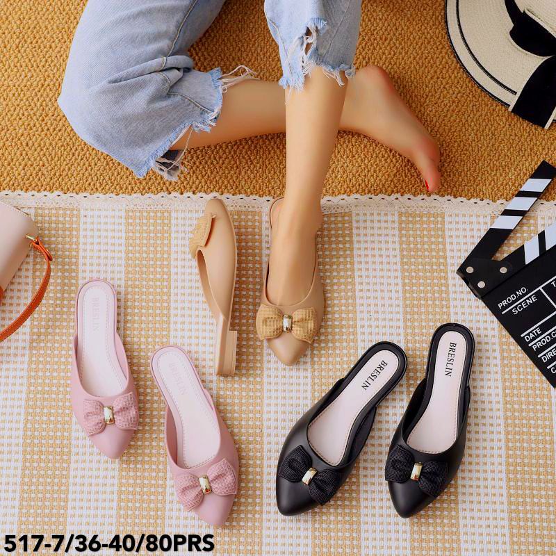 Sandal jelly wanita - sandal jelly selop - selop breslin 517