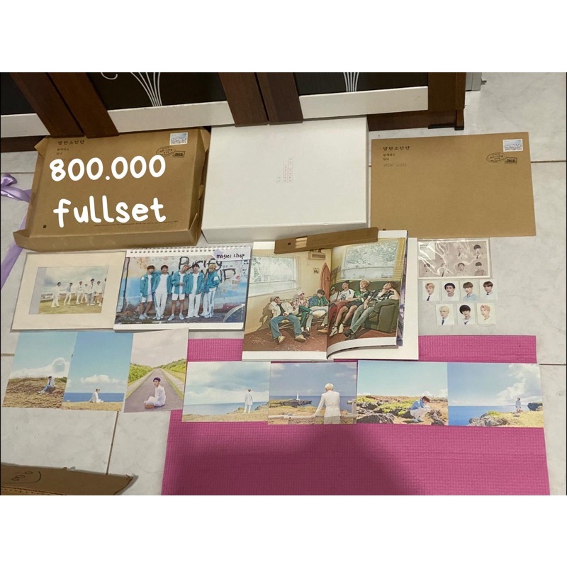 SEASON GREETING BTS 2018 FULLSET WITH ID PHOTO JUNGKOOK JK JIMIN V TAEHYUNG NAMJOON RM JHOPE JIN YOO