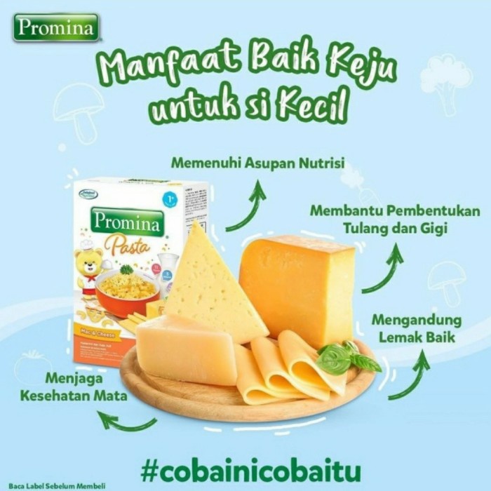 PROMINA Pasta Mac and Cheese Pasta Bayi Keju Asli Baby Food 70gr