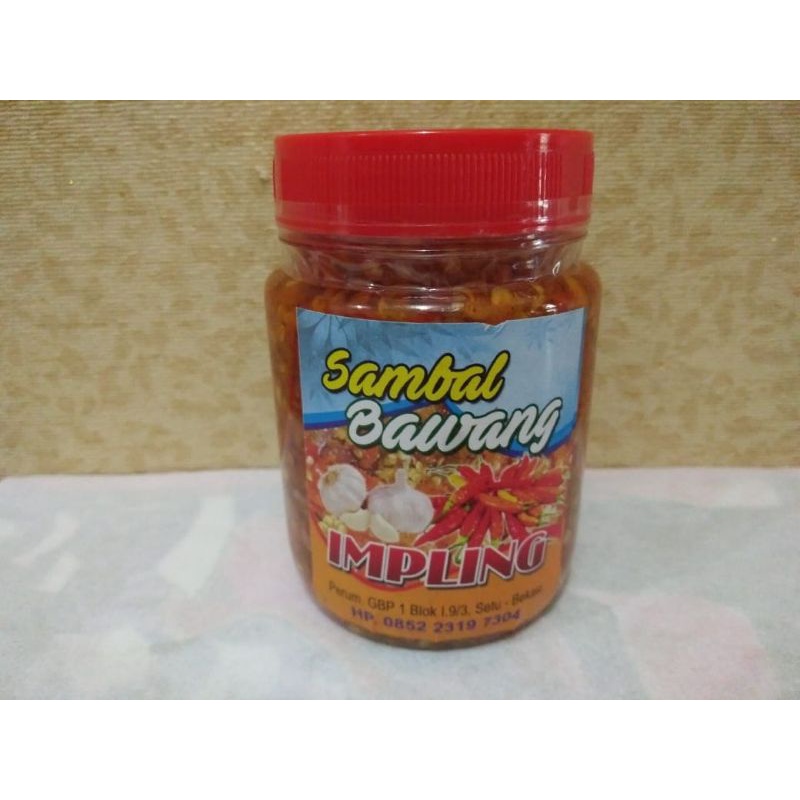 

Sambal Bawang Impling homemade 200gr