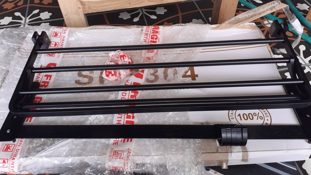 Rak Handuk Stainlesd Stell Sus 304 / Gantungan Handuk Stainless Stell Sus 304