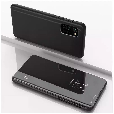 Flip Case Samsung A02S Clear View Standing Mirror Cover