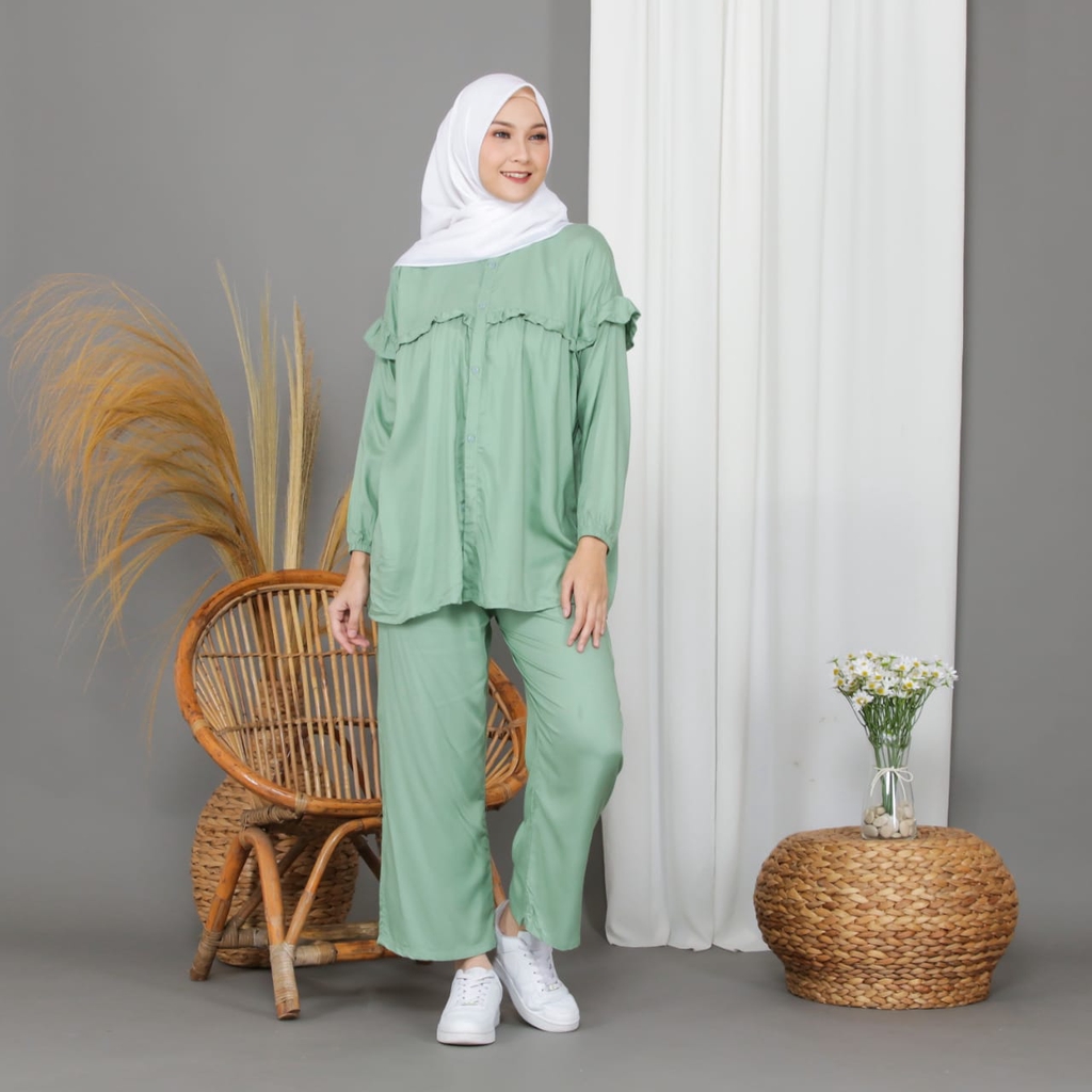 ZAHRA - Setelan Wanita Oversize SALWA SET