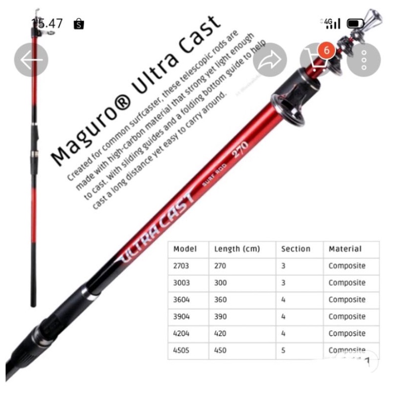 JORAN SURF MAGURO ULTRA CAST 420,450