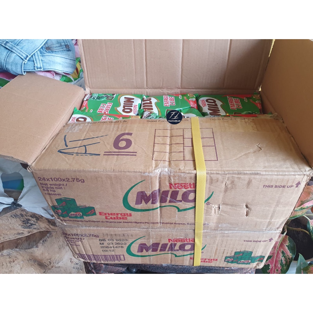 

[GROSIR] Milo Cube Nestle Milo Energy Cube Produksi Nigeria Import Malaysia Original Asli 100% Isi 24 Pack x 100 PCS ORI BARU GARANSI UANG KEMBALI