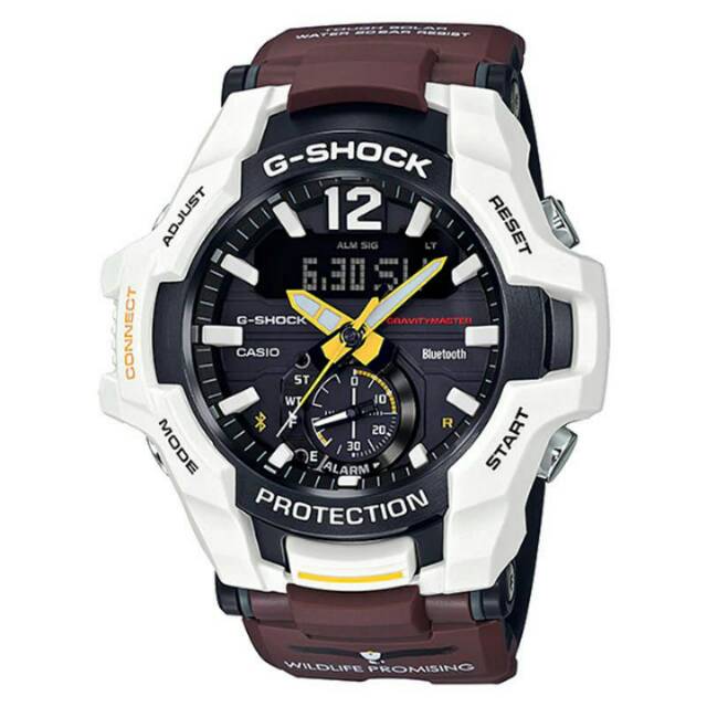 Casio G-Shock Gravitymaster GR-B100WLP-7AJR Digital Analog Dial Brown Resin Strap