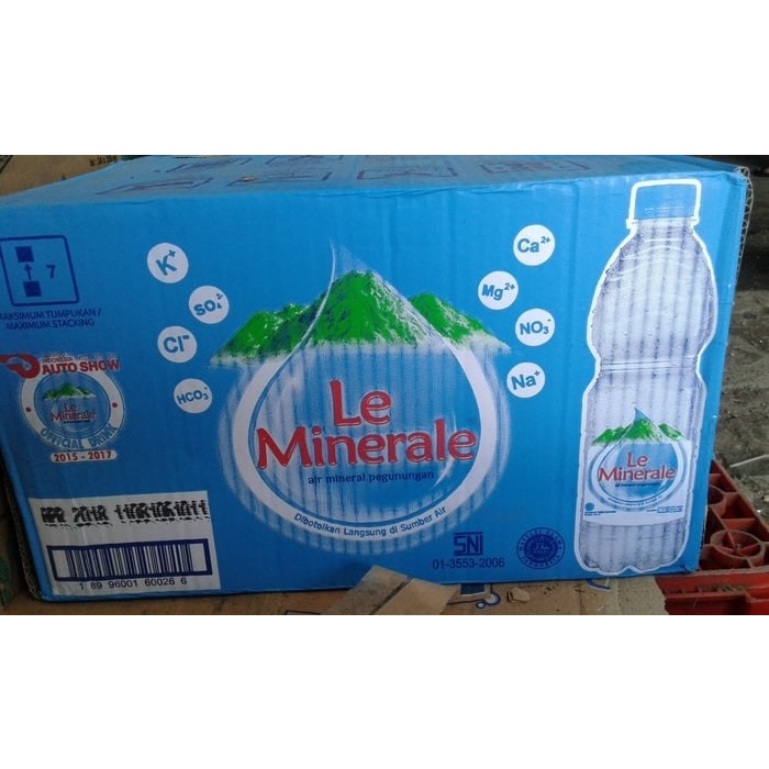 

MINUM-SIAP-DRINK-TO-READY- LE MINERALE AIR MINERAL 600 ML 1 KARTON | 24 BOTOL X 600ML TANGGUNG