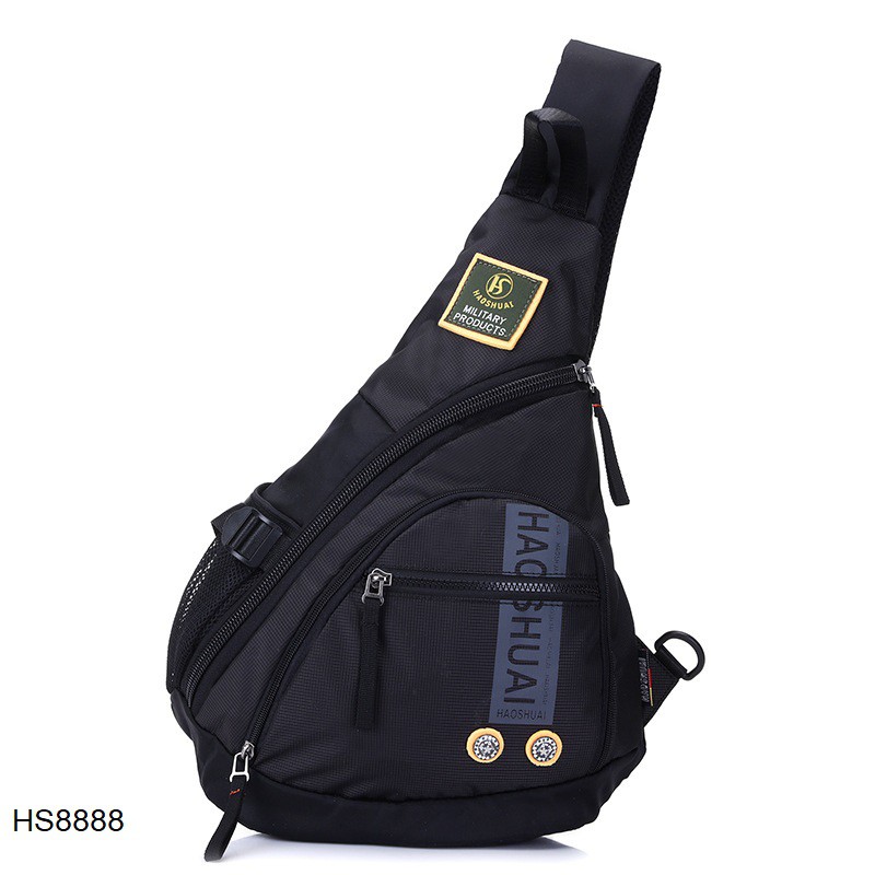 HS8888 CLEAR STOCK Tas Dada Cowok Multifungsi / Tas Pria Impor Kapasitas Besar