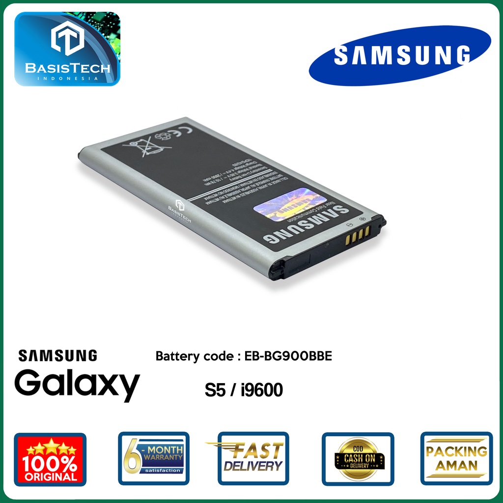 BATERAI SAMSUNG S5 - i9600 - EB-BG900BBE - ORI