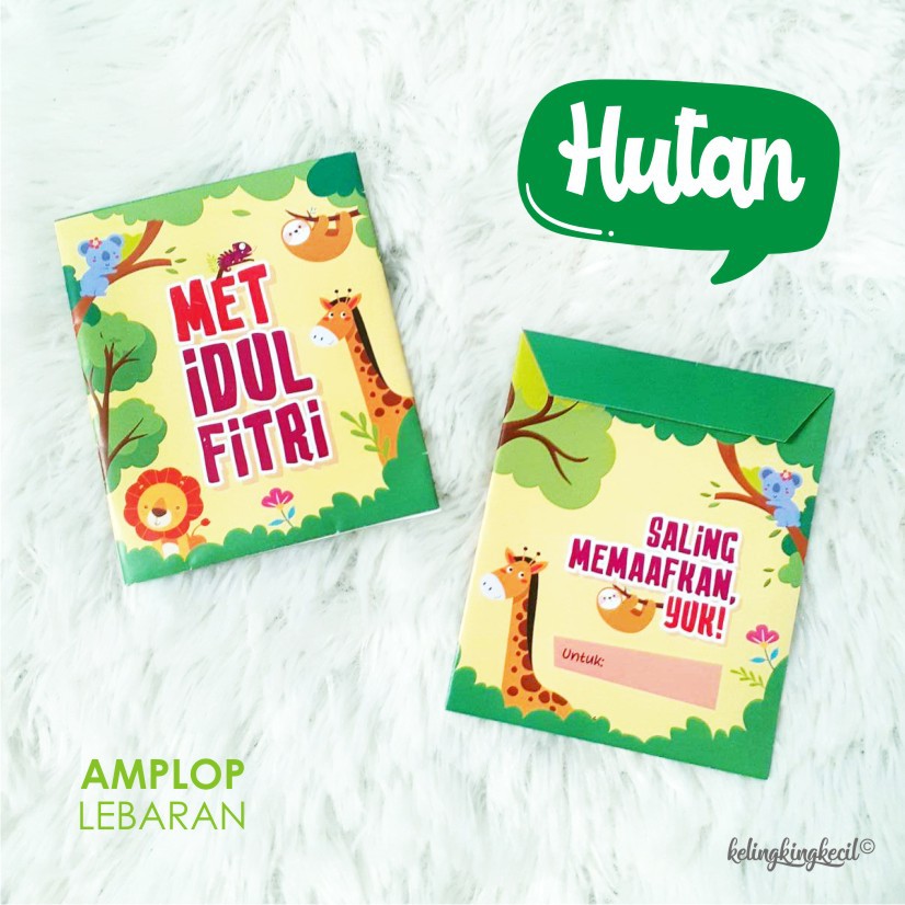 

AMPLOP LEBARAN Amplop Lucu Unik Kartun SERI ALAM ~ ukuran Kecil