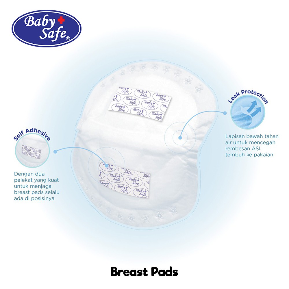 Baby Safe Breast Pad Isi 56 Pcs ( BP056 )