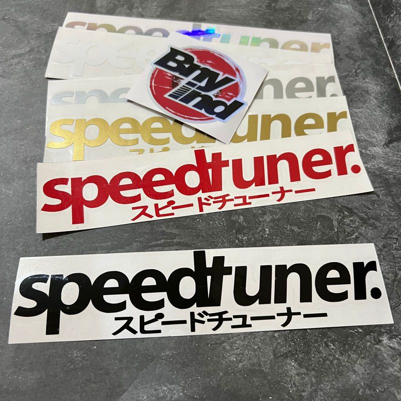 STICKER SPEEDTUNER STICKER MOBIL STICKER MOTOR CUTTING