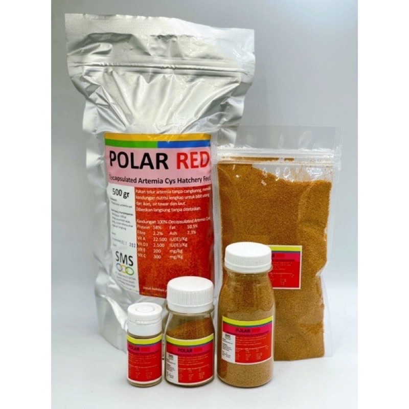 Polared Polar Red 10 Gram 15 Gram Artemia Instant Shell 10gr 10gram