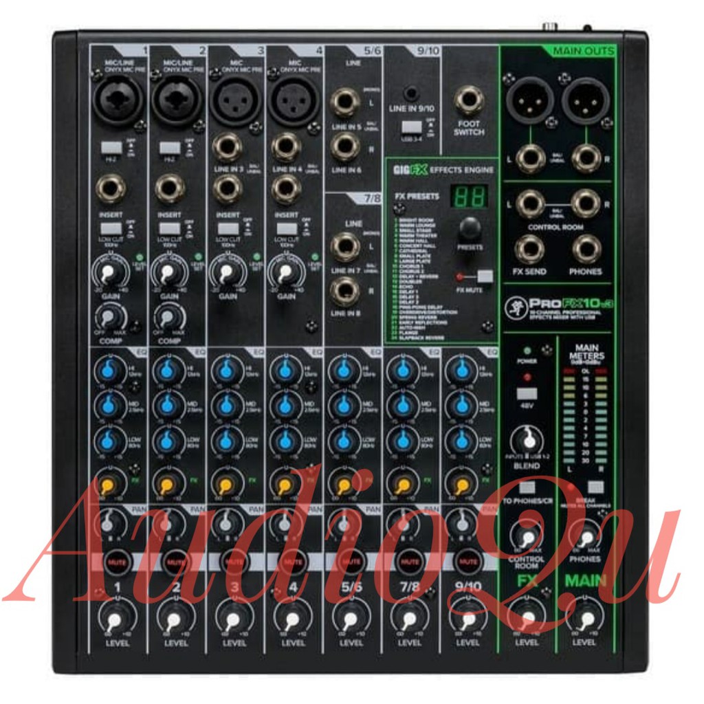 Mixer Audio Mackie PRO FX10 V3 / PRO FX 10V3 / PRO FX 10 V3 Original