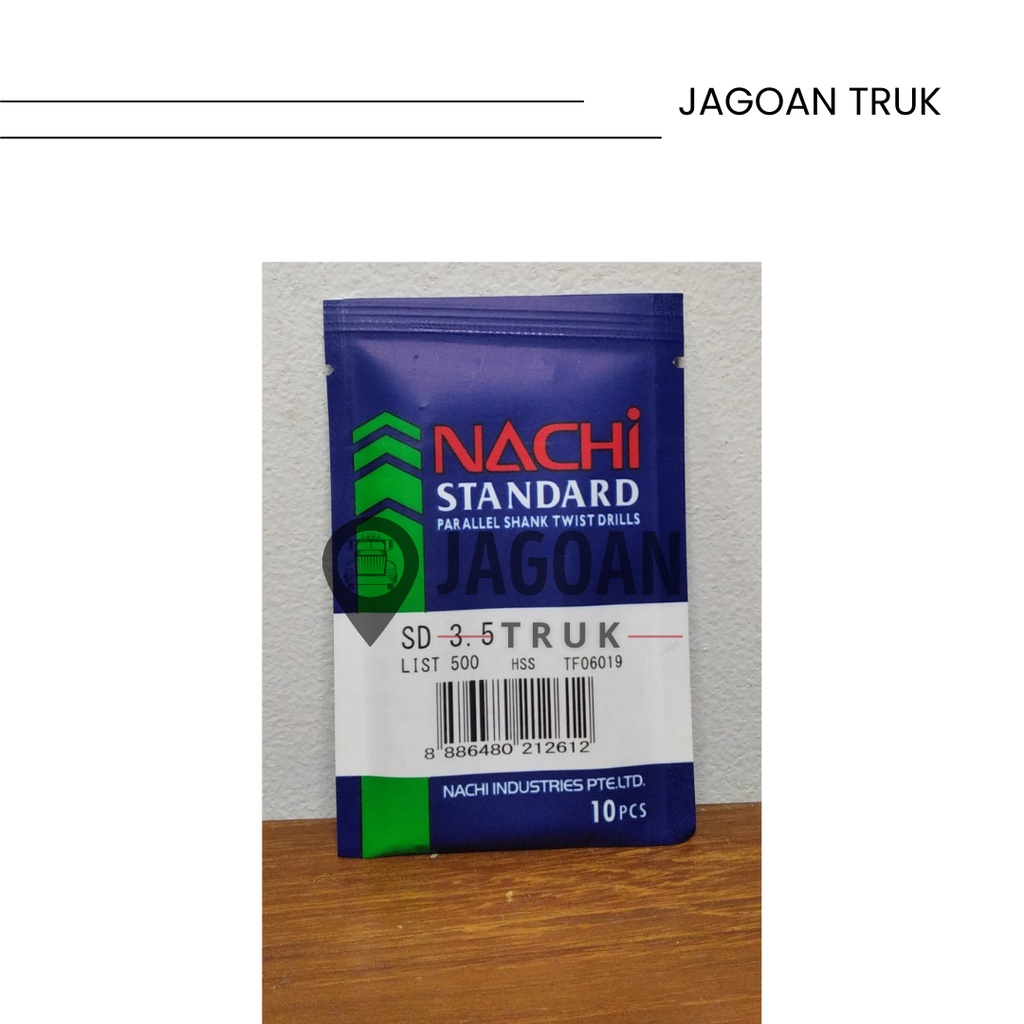MATA BOR NACHI ASLI UKURAN 3.0mm,3.5mm,4.0mm,4,5mm,5.0mm