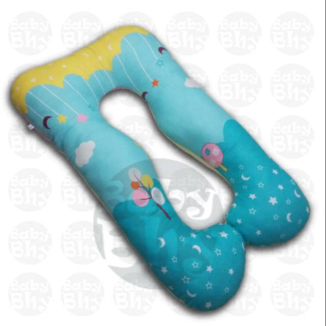 Bantal Hamil , Kain Katun Motif, Isi dakron silikon